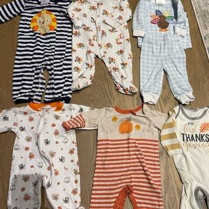 COPY - 6 Pairs of Pajamas and Playsuits for fall. Angel Dear, Kissy Kissy. Most…